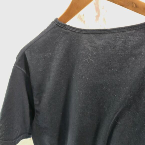 Bylt T Shirt Mens Large Blue Navy Short Sleeve Drop Cut SS Bylt Blend Longline - Picture 6 of 8